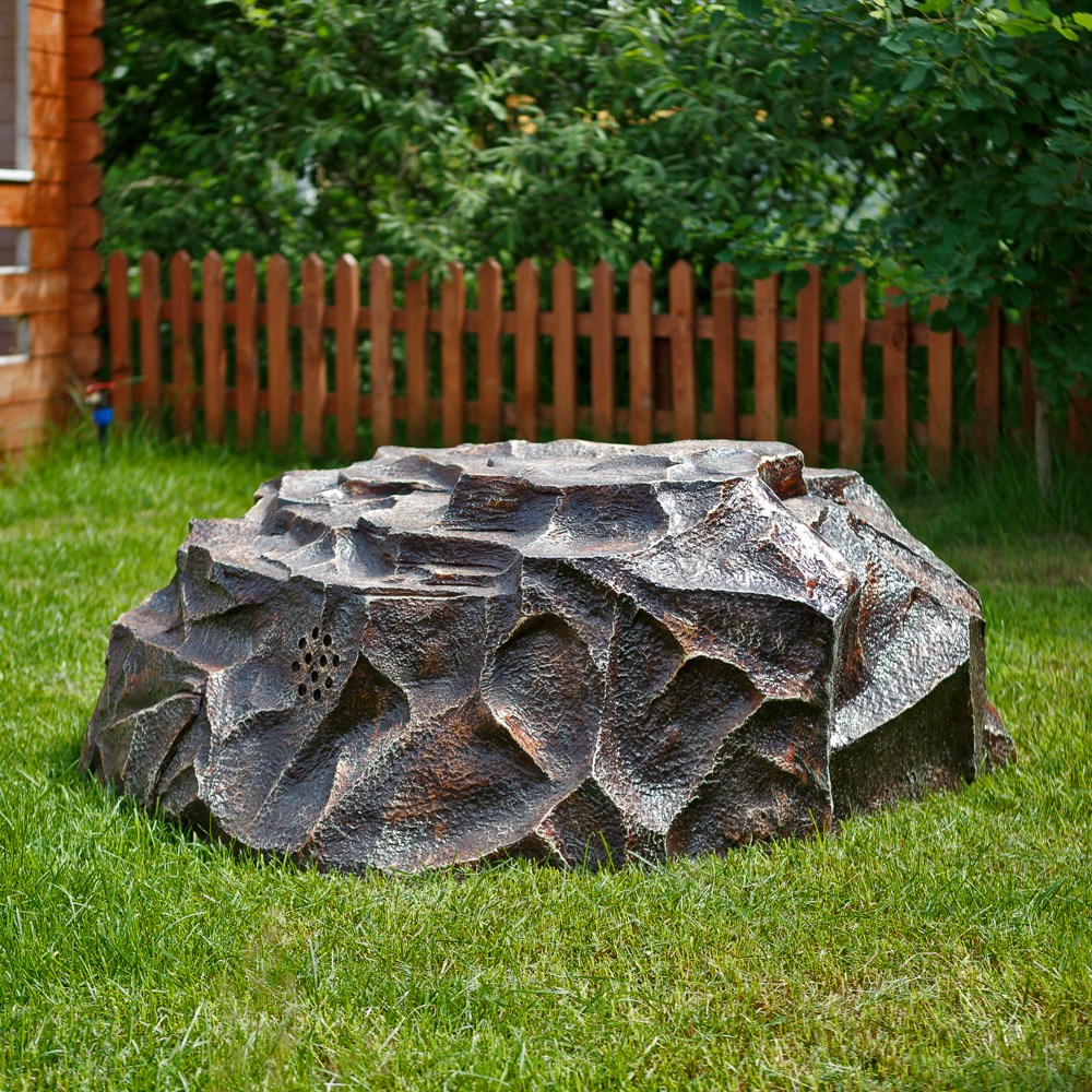 Декоративная крышка люка для септика Камень U07955(Ч) ширина 126 см